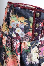画像4: Ozz oneste /  白章花結スカート  黒×紫 Y-26-10-12-119-OO-SK-SZ-ZY (4)