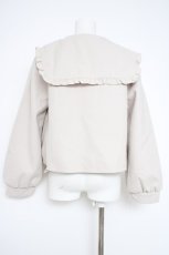 画像3: Amavel / セーラーカラーショートコート  グレー Y-26-10-12-129-CA-CO-SZ-ZY (3)
