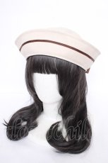 画像1: Kurumi Collaboration / KRM*マリンハット  生成り Y-26-10-12-011-LO-AC-SZ-ZY (1)
