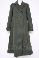 画像1: axes femme / ダブルブレストテーラーコート L グリーン Y-26-10-12-130-AX-CO-SZ-ZY (1)