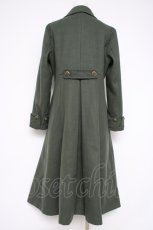 画像3: axes femme / ダブルブレストテーラーコート L グリーン Y-26-10-12-130-AX-CO-SZ-ZY (3)