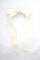 画像1: Ank Rouge / リボンバレッタ  生成り Y-26-10-12-019-CA-ZA-SZ-ZY (1)