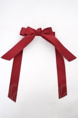 画像1: Ank Rouge / リボンバレッタ  ワイン Y-26-10-12-028-CA-ZA-SZ-ZY (1)