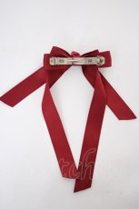 画像2: Ank Rouge / リボンバレッタ  ワイン Y-26-10-12-028-CA-ZA-SZ-ZY (2)