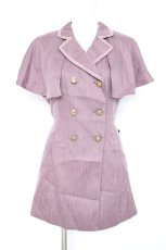 画像1: axes femme POETIQUE / ケープ付ロングベスト M ピンク Y-26-10-12-033-AX-TO-SZ-ZY (1)
