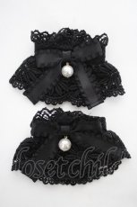 画像1: Angelic Pretty / GRACE LACE　カフス  黒 Y-26-10-14-009-AP-ZA-SZ-ZY (1)