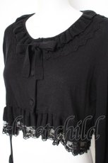 画像2: ATELIER PIERROT / Rose Waltz Cardigan  黒 Y-26-10-14-062-EL-TO-SZ-ZY (2)