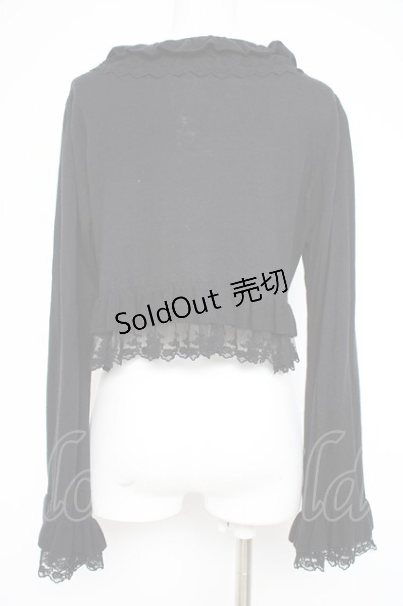画像3: ATELIER PIERROT / Rose Waltz Cardigan  黒 Y-26-10-14-062-EL-TO-SZ-ZY (3)