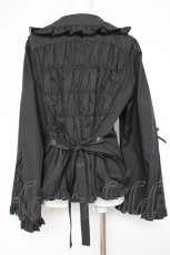 画像3: metamorphose / 【プラスサイズ】Dress upフレアスリーブブラウス 2 黒 Y-26-10-14-065-ME-BL-AS-ZY (3)