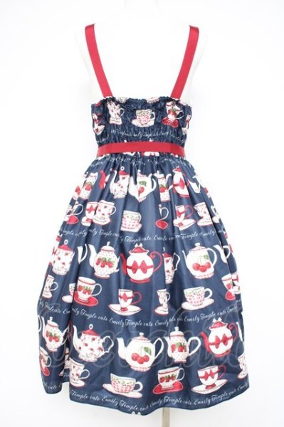 Emily Temple cute / Tea Cabinetキャミソールワンピース M ネイビー Y