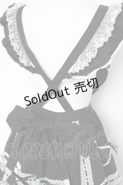 Angelic Pretty / Heart胸あて付スカート(2025) 黒 Y-26-10-14-076-AP