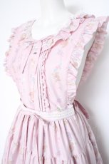 画像2: Angelic Pretty / 夢見るTiny Bearエプロン風ティアードスカート  ピンク Y-26-10-14-077-AP-OP-AS-ZY (2)
