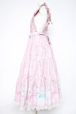 画像4: Angelic Pretty / 夢見るTiny Bearエプロン風ティアードスカート  ピンク Y-26-10-14-077-AP-OP-AS-ZY (4)