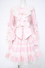 画像1: BABY,THE STARS SHINE BRIGHT / Secret Roseワンピース  ピンク Y-26-10-14-078-BA-OP-AS-ZY (1)