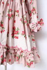 画像3: MOMOKO HOUSE / ストロベリープリントワンピース  ピンク Y-26-10-14-082-LO-OP-SZ-ZY (3)