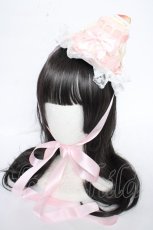 画像1: Belchic / ケーキトッパーハット  ピンク Y-26-10-14-015-LO-AC-SZ-ZY (1)
