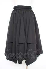 画像3: axes femme / ボリューム×アシメヘムスカート f 黒 Y-26-10-14-108-AX-SK-SZ-ZY (3)