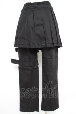画像3: ALICE and the PIRATES / Porthosオーバースカート付きパンツ  黒 Y-26-10-14-110-PA-PA-SZ-ZY (3)