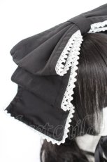 画像5: metamorphose / リボン型ヘッドドレス  黒 Y-26-10-14-018-ME-AC-SZ-ZY (5)