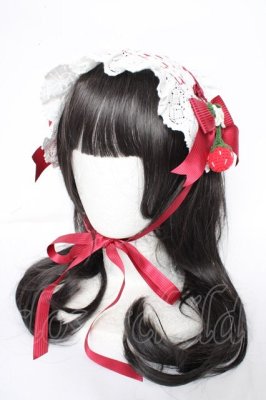 Preview of ゆらゆらいちごのStrawberry Gardenヘッドドレス  赤