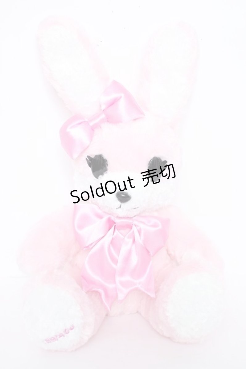 画像1: Angelic Pretty / リリカルバニーぬいぐるみ（シリアルナンバー入り）【2009年】  ピンク Y-26-10-15-007-AP-ZA-SZ-ZY (1)