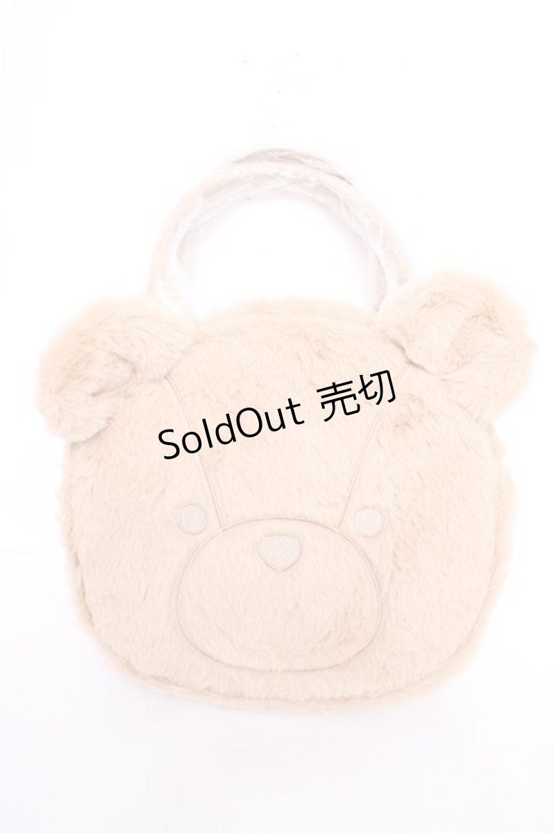 画像1: axes femme kawaii / ふわふわクマバッグ  キャメル Y-26-10-20-030-AX-BG-SZ-ZY (1)