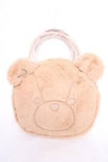画像1: axes femme kawaii / ふわふわクマバッグ  キャメル Y-26-10-20-030-AX-BG-SZ-ZY (1)