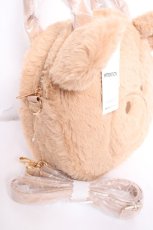 画像4: axes femme kawaii / ふわふわクマバッグ  キャメル Y-26-10-20-030-AX-BG-SZ-ZY (4)