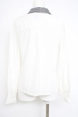 画像3: axes femme POETIQUE / 金具使いブラウス M 白 Y-26-10-20-039-AX-BL-SZ-ZY (3)