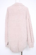画像3: axes femme / ラメ×ベロアモールチュニック M ピンク Y-26-10-20-052-AX-TO-SZ-ZY (3)