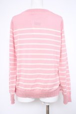 画像4: Jane Marple / ロゴ入りニット  ピンク Y-26-10-20-067-JM-TO-SZ-ZY (4)