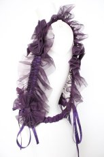 画像4: Vallee lys / Nocturne Tulle Harness  パープル Y-26-10-20-079-GO-TO-SZ-ZY (4)