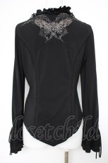 画像3: Rozen Kavalier / ナポレオンデザインフリルカットソー  黒 Y-26-10-20-081-OO-TO-SZ-ZY (3)