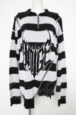 画像1: Amilige / クロスAmilige変形ZIPニット F グレー Y-26-10-20-082-PU-TO-SZ-ZY (1)