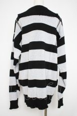 画像3: Amilige / クロスAmilige変形ZIPニット F グレー Y-26-10-20-082-PU-TO-SZ-ZY (3)