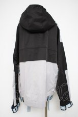 画像4: ililil / サイバーアノラックパーカー  黒×グレー×サックス Y-26-10-20-083-PU-TO-SZ-ZY (4)