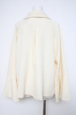 画像4: axes femme / レース使いベルスリーブコート F 生成り Y-26-10-20-085-AX-JA-SZ-ZY (4)