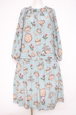 Preview of Tea for two fluffy dress  サックス