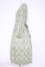 画像3: Jane Marple / Liberty William Morris いちご泥棒ワンピース  グリーン Y-26-10-20-108-JM-OP-SZ-ZY (3)
