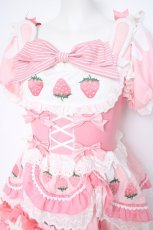画像2: To Alice / Lovery Strawberry Dress  ピンク Y-26-10-20-117-LO-OP-SZ-ZY (2)