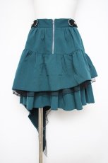 画像1: axes femme POETIQUE / アシメフリルフィンミニスカート M グリーン Y-26-10-20-121-AX-SK-SZ-ZY (1)