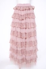 画像1: axes femme / チュールティアードスカート F ピンク Y-26-10-20-124-AX-SK-SZ-ZY (1)
