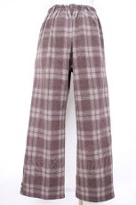 画像3: axes femme / 裾刺繍ストレートカットパンツ M 茶 Y-26-10-20-146-AX-PA-SZ-ZY (3)