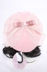 画像1: m petit by misako / NINA’S リボンベレー  ピンク Y-26-10-20-020-LO-AC-SZ-ZY (1)