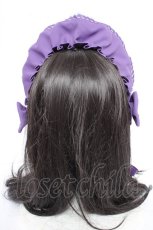 画像3: Chalmiere / ハーフボンネット  パープル Y-26-10-20-021-AX-AC-SZ-ZY (3)