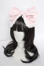 画像1: BABY,THE STARS SHINE BRIGHT / Rosy Princessリボンカチューシャ  ピンク Y-26-10-20-022-BA-AC-SZ-ZY (1)