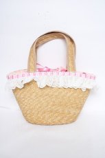 画像2: Angelic Pretty / Lovelyドットストローバッグ  ピンク Y-26-10-20-027-AP-BG-SZ-ZY (2)