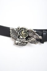 画像2: axes femme / 薔薇バックルベルト  黒 Y-26-10-23-062-AX-ZA-SZ-ZY (2)