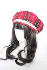 画像2: Eri Aino's collaboration / シャーロットの水曜日ベレー帽  赤 Y-26-10-23-075-LO-AC-SZ-ZY (2)