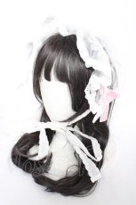 画像1: majoretty / クリップヘッドドレス  白 Y-26-10-23-080-LO-AC-SZ-ZY (1)